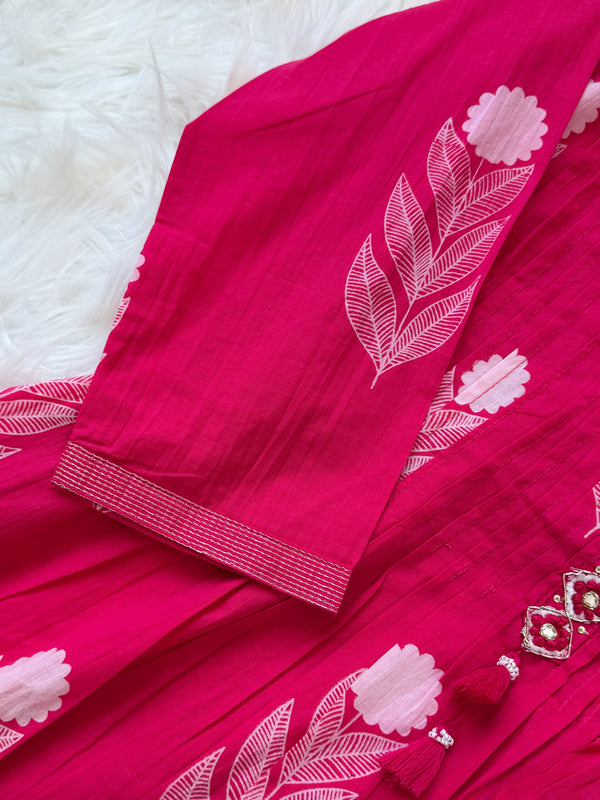 ✨ Pure Cotton Anarkali Set ✨
