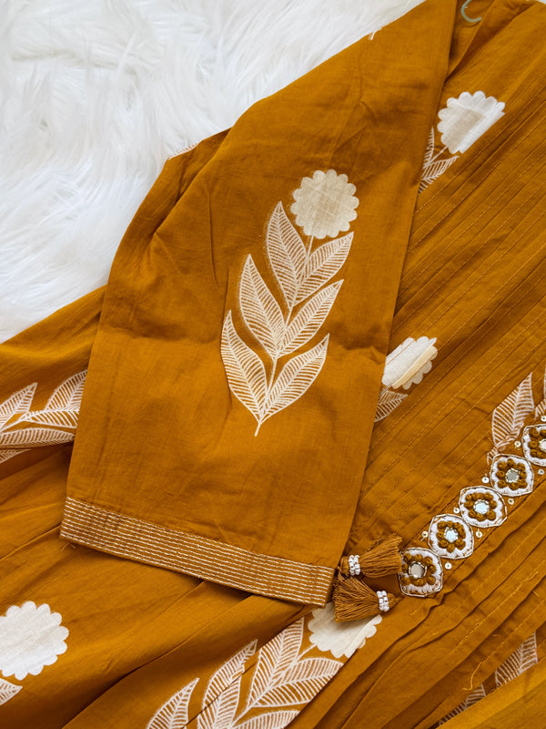 ✨ Pure Cotton Anarkali Set ✨