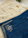 π Premium Crepe Hand-Detailed Unstitched Partywear Suit π