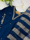 ✨ Pure Mul Chanderi Handwork A-Line Kurti Set ✨