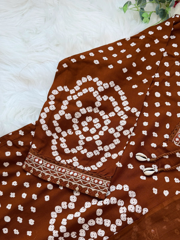 ✨ Pure Cotton A-Line Kurti Set ✨