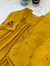 ✨ Glass Chanderi Handwork Anarkali Set for Women ✨