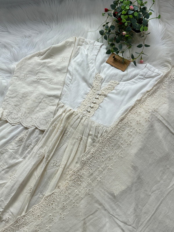 Pure Cotton Hakkoba Anarkali Kurti