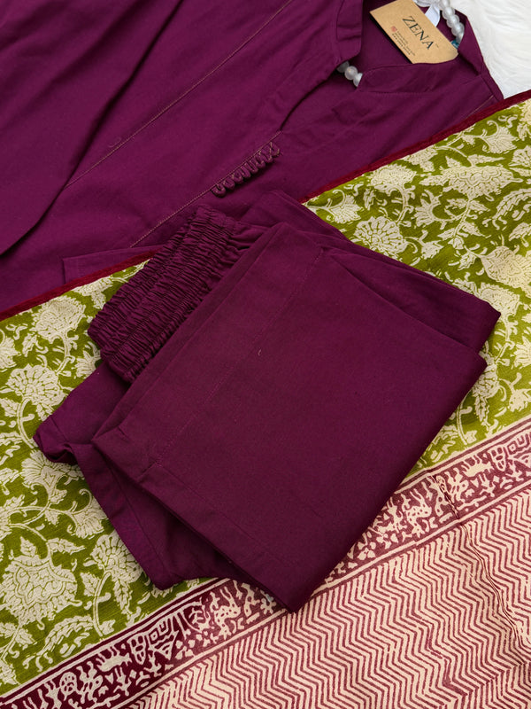 ✨ Pure Cotton A-Line Kurti Set ✨