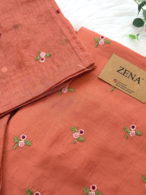✨ Malai Chanderi Unstitched Suit ✨