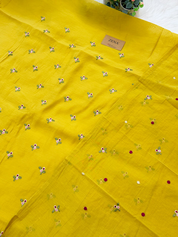 ✨ Malai Chanderi Unstitched Suit ✨