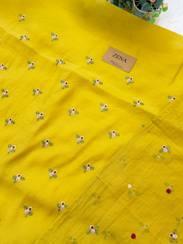 ✨ Malai Chanderi Unstitched Suit ✨