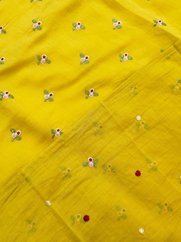 ✨ Malai Chanderi Unstitched Suit ✨