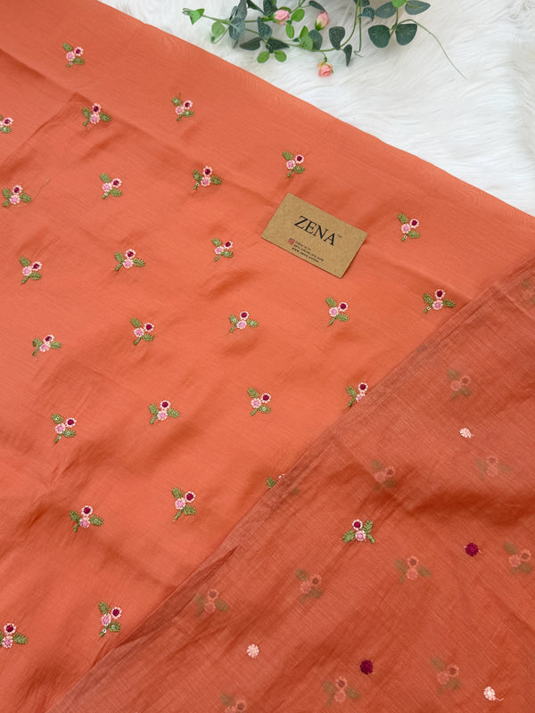 ✨ Malai Chanderi Unstitched Suit ✨