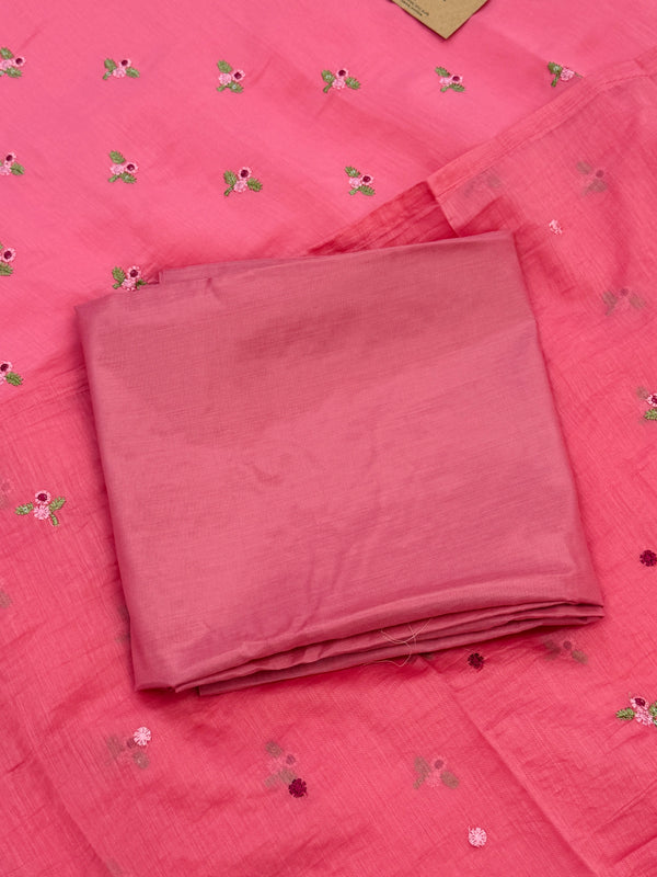 ✨ Malai Chanderi Unstitched Suit ✨
