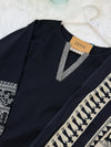 Pure Cotton Thread Work Anarkali Set