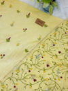 ✨ Pure Mul Chanderi Embroidered Unstitched Suit