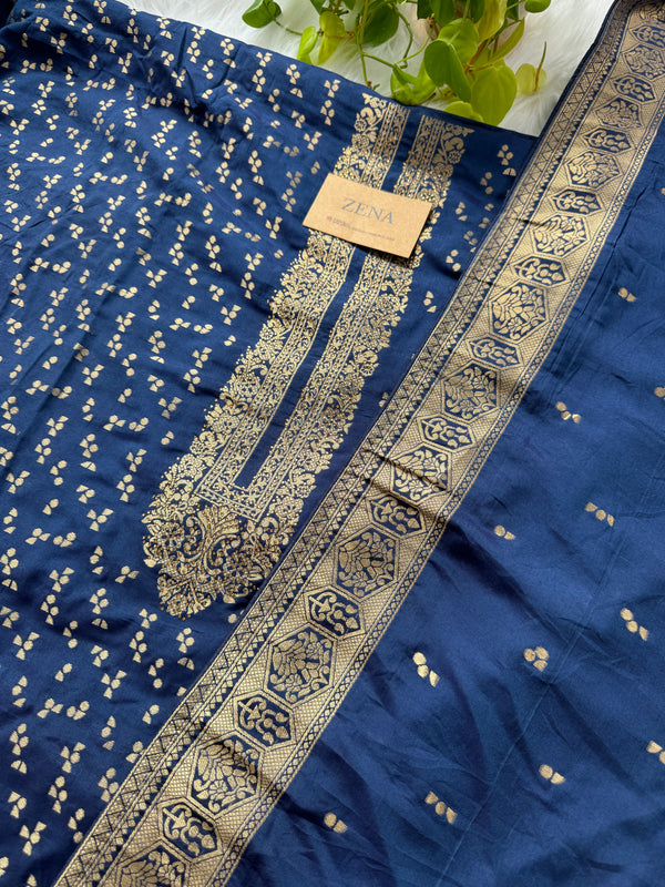 Unstitched Cotton Jacquard Partywear Suit – Comfort Meets Festive Elegance