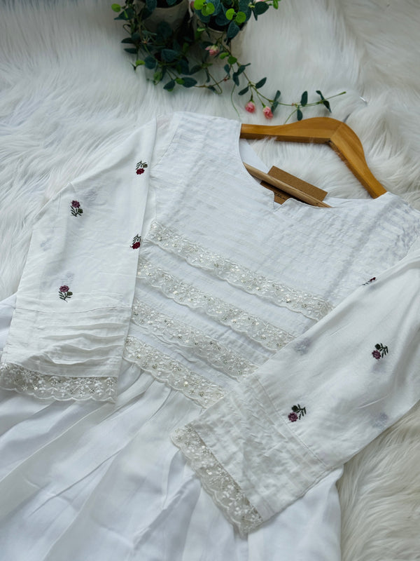 Premium Mul Cotton Anarkali Kurti Set