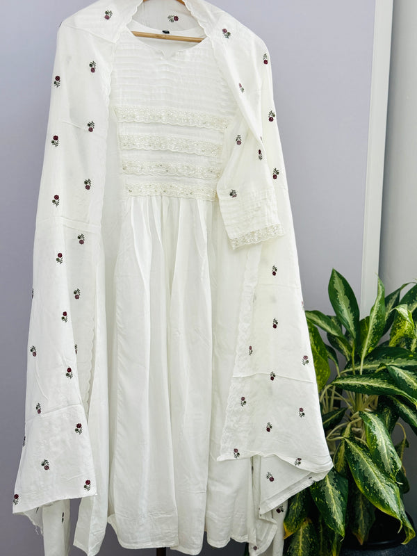 Premium Mul Cotton Anarkali Kurti Set