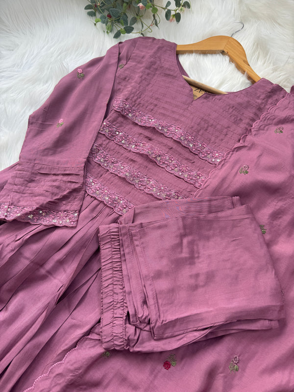 Premium Mul Cotton Anarkali Kurti Set
