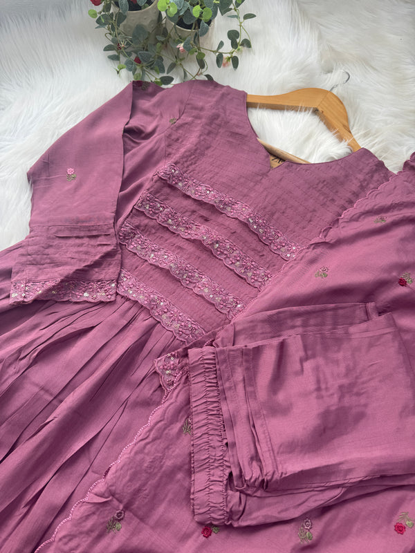 Premium Mul Cotton Anarkali Kurti Set