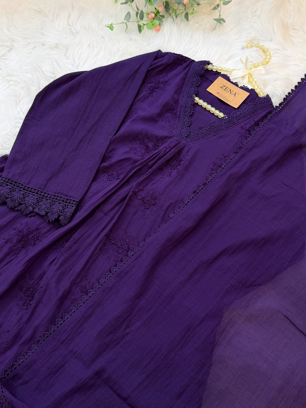 ✨ Mul Cotton Anarkali Set ✨
