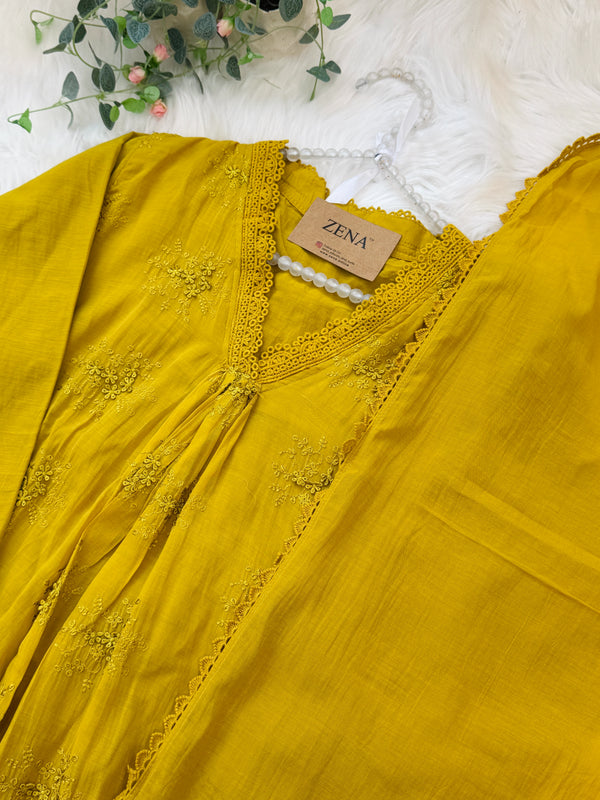 ✨ Mul Cotton Anarkali Set ✨