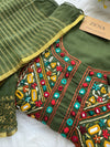 ✨ Pure Cotton Embroidered Ready-to-Wear Kurti Set ✨