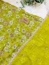 ✨ Premium Cosmo Tissue Silk Handwork Unstitched Suit ✨