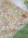 ✨ Pure Tissue Silk Handwork Unstitched Suit