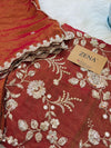 ✨ Pure Tissue Silk Handwork Unstitched Suit