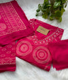 Pure Cotton Mirror Work Hand Embroidered Kurti Set