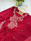 ✨ Pure Cotton Embroidery Work Kurti Set ✨