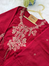 ✨ Pure Cotton Embroidery Work Kurti Set ✨