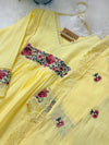 ✨ Mul Cotton Embroidered Anarkali Set