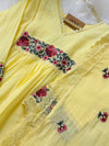 ✨ Mul Cotton Embroidered Anarkali Set