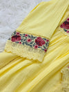 ✨ Mul Cotton Embroidered Anarkali Set