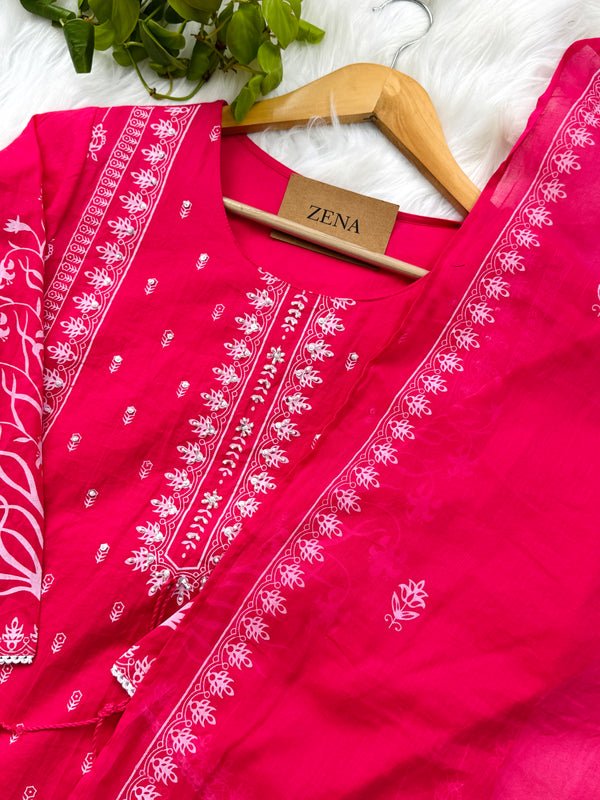 Pure Cotton Ready-to-Wear Kurti Set – Everyday Elegance