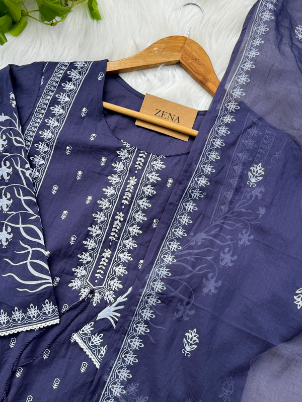 Pure Cotton Ready-to-Wear Kurti Set – Everyday Elegance