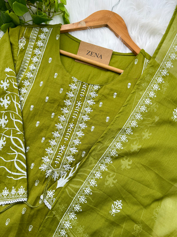 Pure Cotton Ready-to-Wear Kurti Set – Everyday Elegance