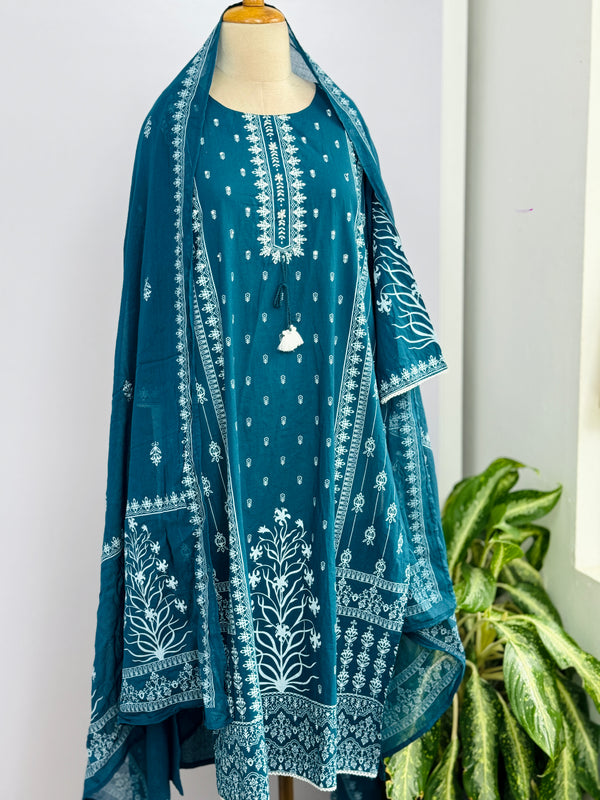 Pure Cotton Ready-to-Wear Kurti Set – Everyday Elegance