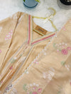 ✨ Mul Chanderi Embroidered Anarkali Kurti Set ✨