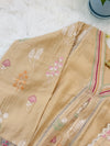 ✨ Mul Chanderi Embroidered Anarkali Kurti Set ✨