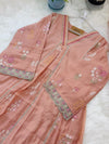 ✨ Mul Chanderi Embroidered Anarkali Kurti Set ✨