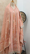 ✨ Mul Chanderi Embroidered Anarkali Kurti Set ✨