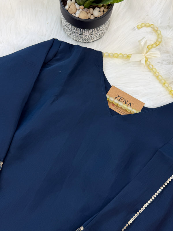 ✨ Glass Chanderi A-Line Kurti Set ✨