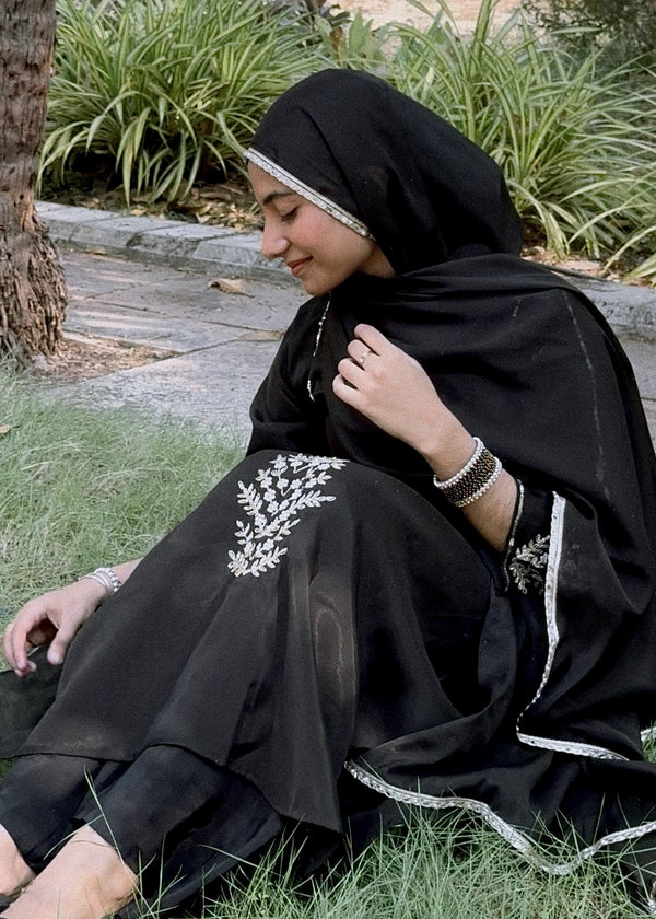 ✨ Mul Chanderi Hand Detailed Anarkali Set ✨