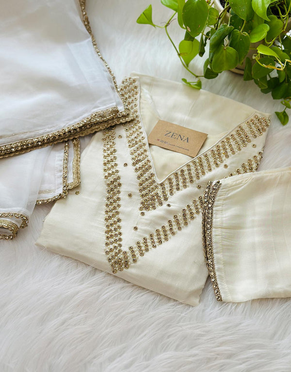 Pure Crepe Silk Handwork Party Wear Suit - Luxe Elegance 🌟