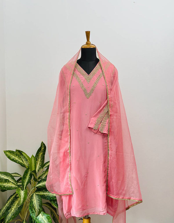 Pure Crepe Silk Handwork Party Wear Suit - Luxe Elegance 🌟