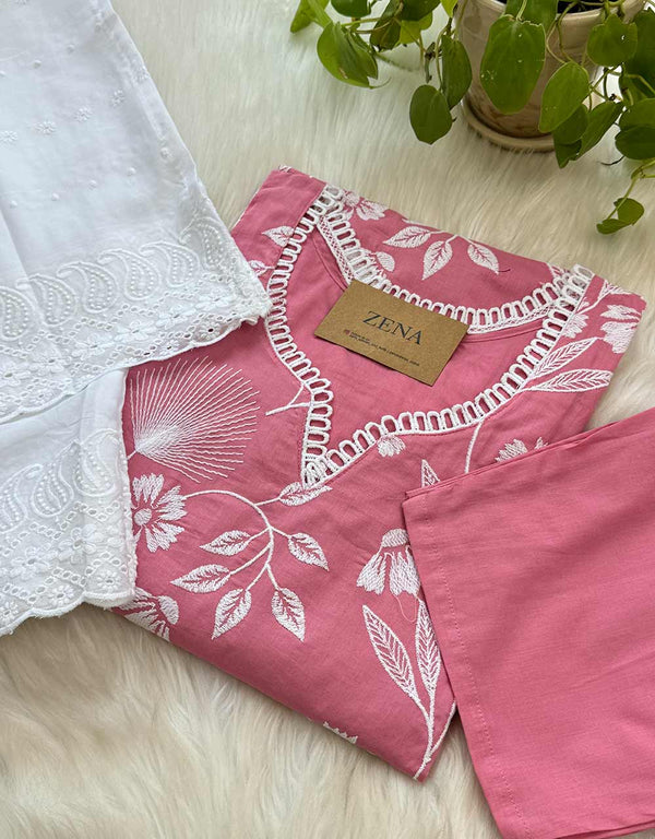 Ready-to-Wear Pure Cotton Party Wear Kurti Set – Elegant Comfort for Special Occasions ✨