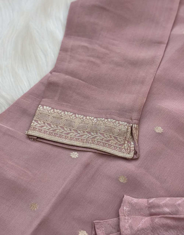 Ready to Wear Tissue Silk Hand Work Kurti Set – Timeless Elegance ✨