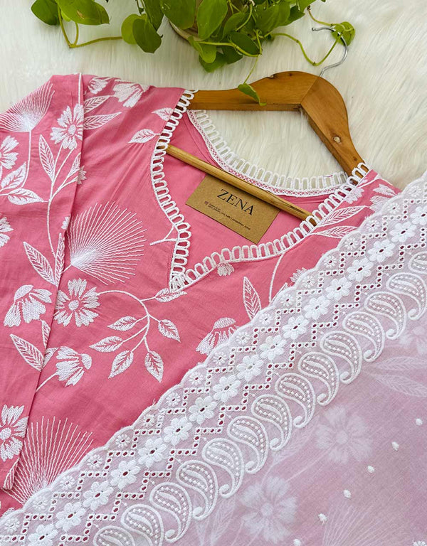 Ready-to-Wear Pure Cotton Party Wear Kurti Set – Elegant Comfort for Special Occasions ✨