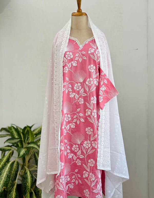 Ready-to-Wear Pure Cotton Party Wear Kurti Set – Elegant Comfort for Special Occasions ✨