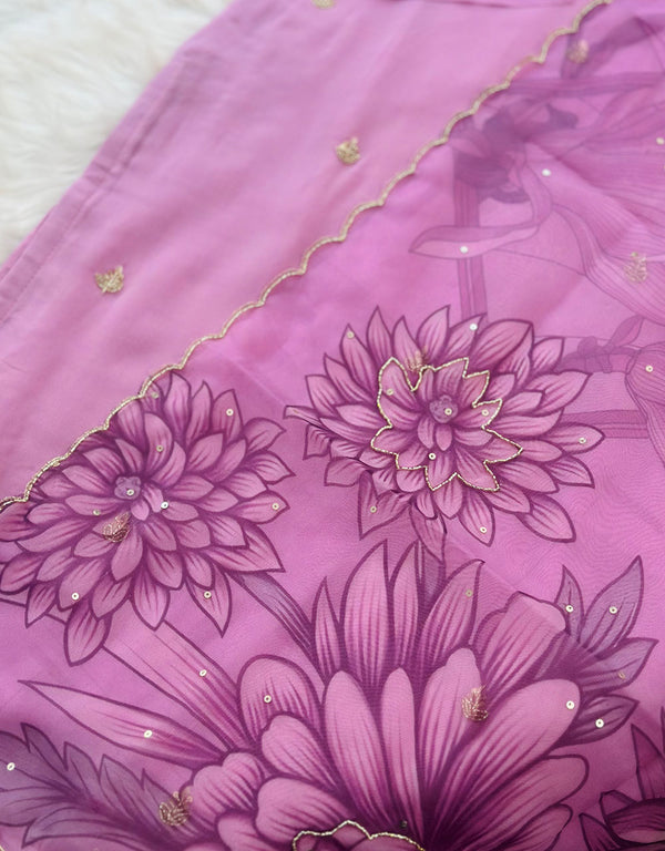 Ready to Wear Organza Hand Work Kurti Set – Sheer Elegance & Timeless Beauty ✨